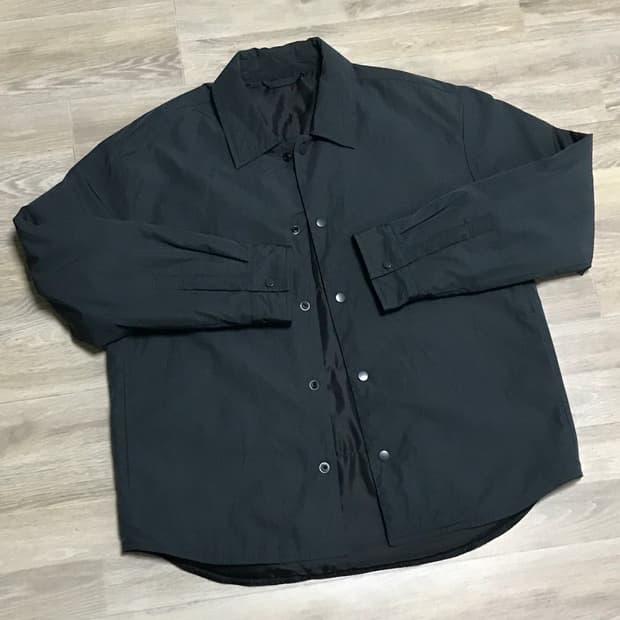 에잇세컨즈 셔츠 자켓 L사이즈 다크그린