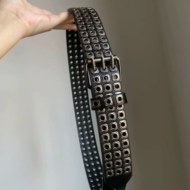 아일렛 와이드 벨트 (Black)