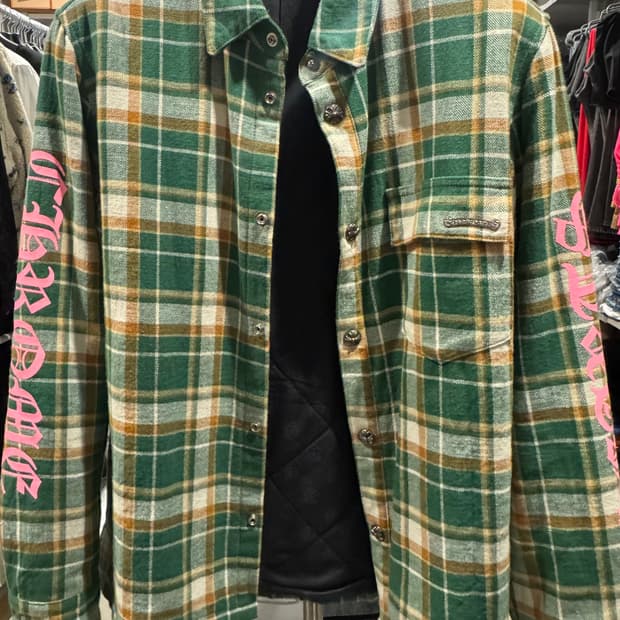 m 크롬하츠 플란넬 셔츠 자켓