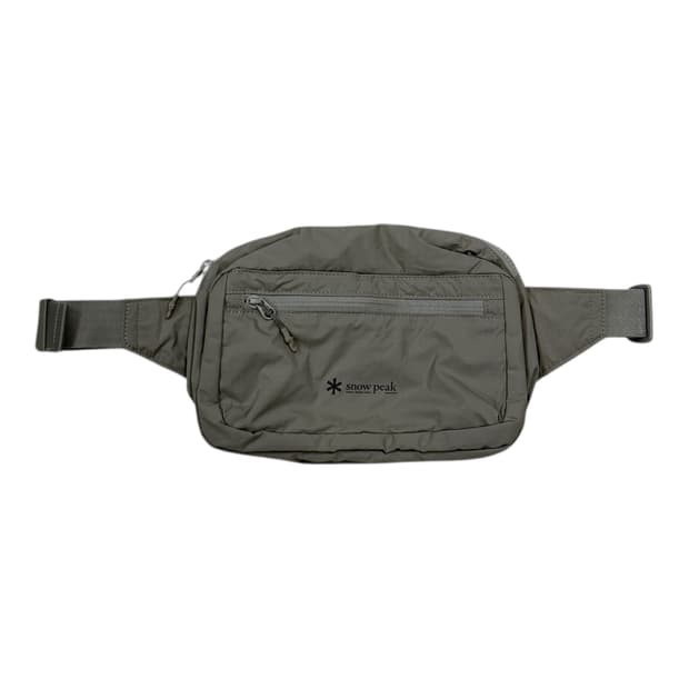 스노우피크 나일론 웨이스트백 힙색 가방 카키 그린
