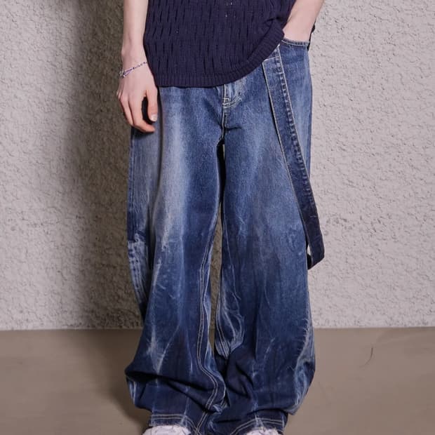 마틴플랜 플레어 데님 팬츠 청바지 48(M) 사이즈