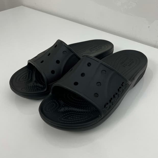 새제품 크록스 남녀공용 비아 슬라이드 슬리퍼 265