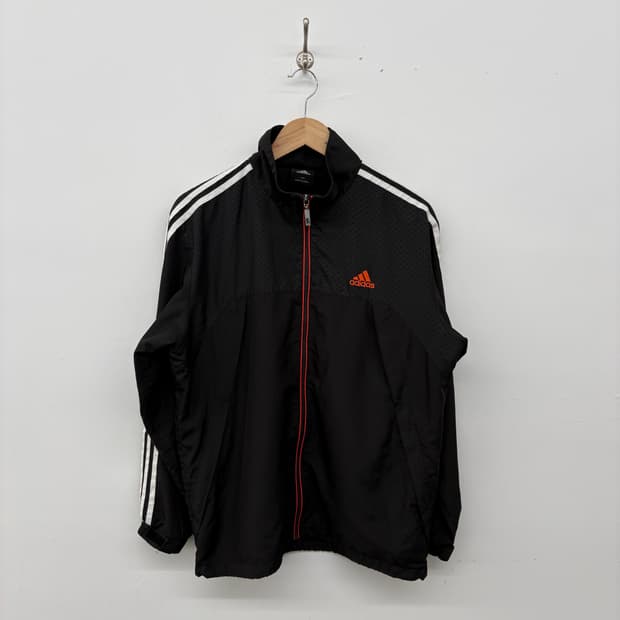 아디다스 블랙 삼선 바람막이 자켓 남성L