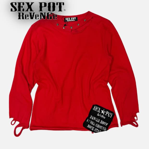 distressed punk stud t-shirt