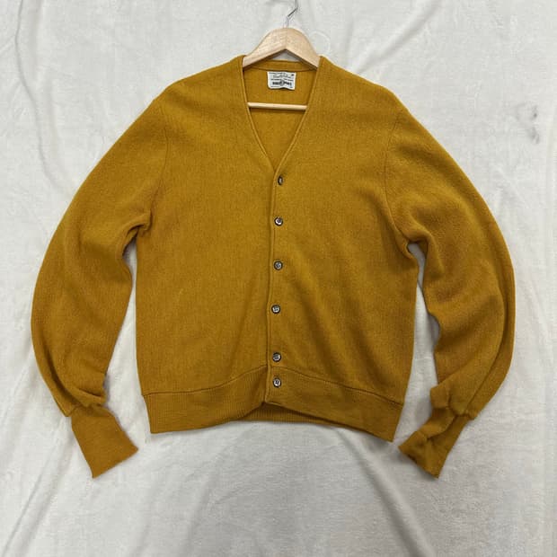 (XL)1960s 로버트브루스 X 아놀드파머 알파카 가디건