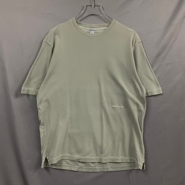 M 스톤아일랜드 로고 자수 빈티지 반팔티