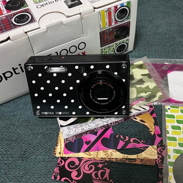[풀박스] Pentax optio rs1000 [블랙] 펜탁스 카메라