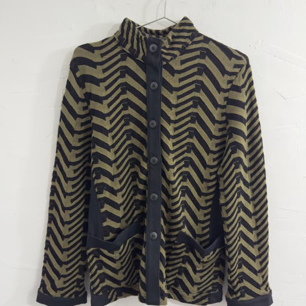 st.vermeer pattern cardigan