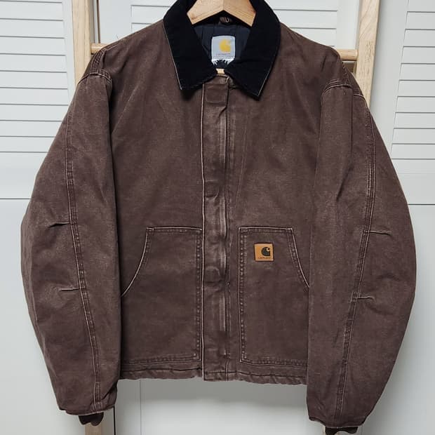 칼하트 J22 브라운 워크 자켓