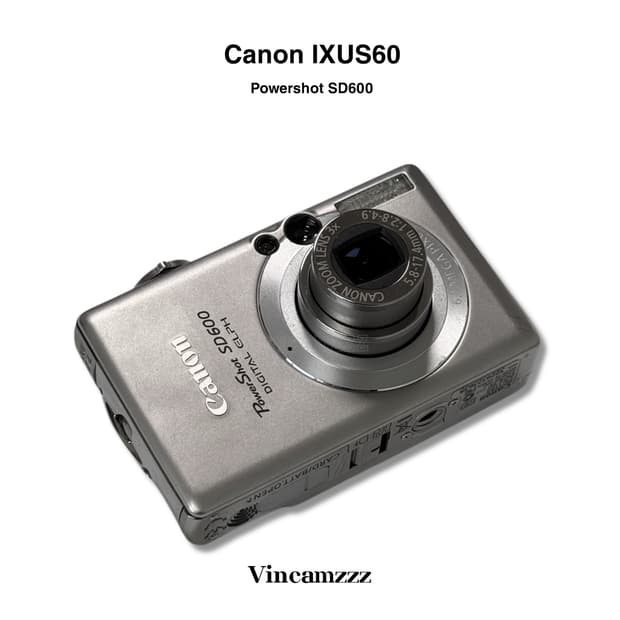 [한국어] Canon 캐논 IXUS 60 (SD 600) 디지털 카메라