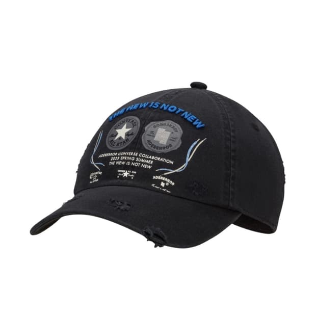 컨버스 x 아더에러 베이스볼 캡 블랙