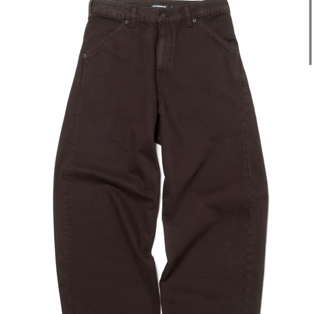 (2)해칭룸 와이드 커브진 브라운