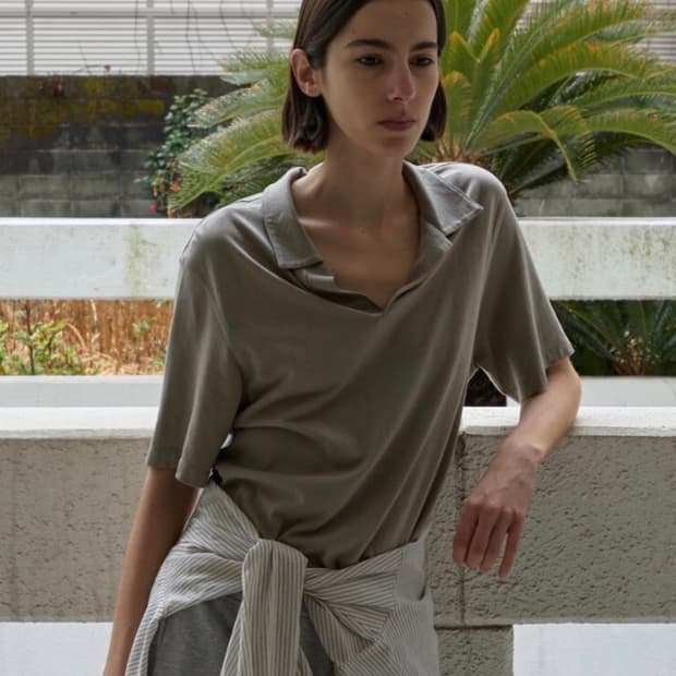 mudule french polo 프렌치 폴로 2사이즈 clay