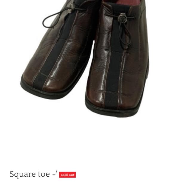 빈티지 스퀘어토 슈즈