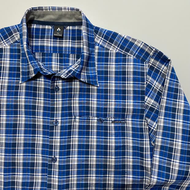 (XL)montbell 몽벨 체크셔츠