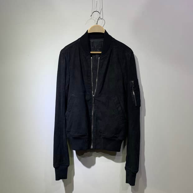 릭오웬스 블루종 가죽자켓 판매합니다