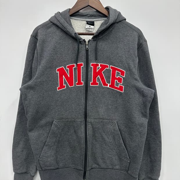 나이키 그레이 후드집업