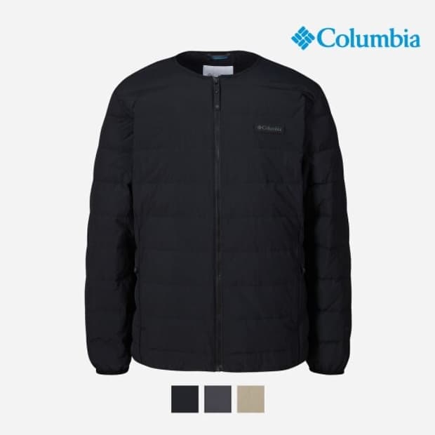 [콜롬비아] 컬럼비아 벨리 투 런 다운 자켓 경량패딩 블랙