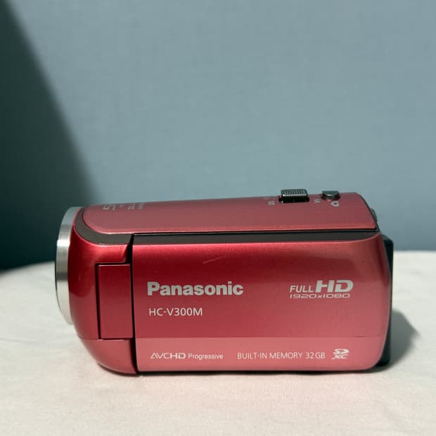 파나소닉 Panasonic HC-V300M 핑크 빈티지캠코더