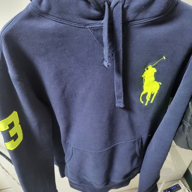 폴로 랄프로렌 빅포니 네이비 후드티