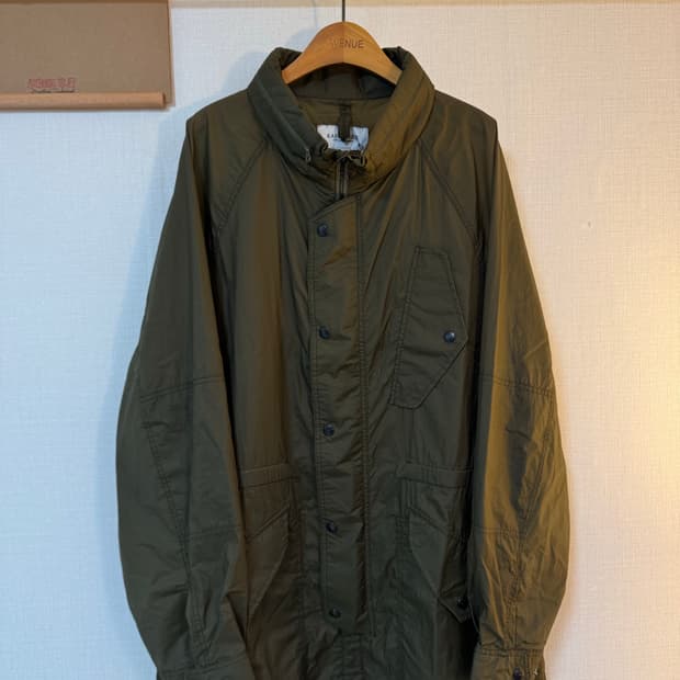 [XL]이스트로그 RAF 라이트 올리브 립스탑 나일론 자켓