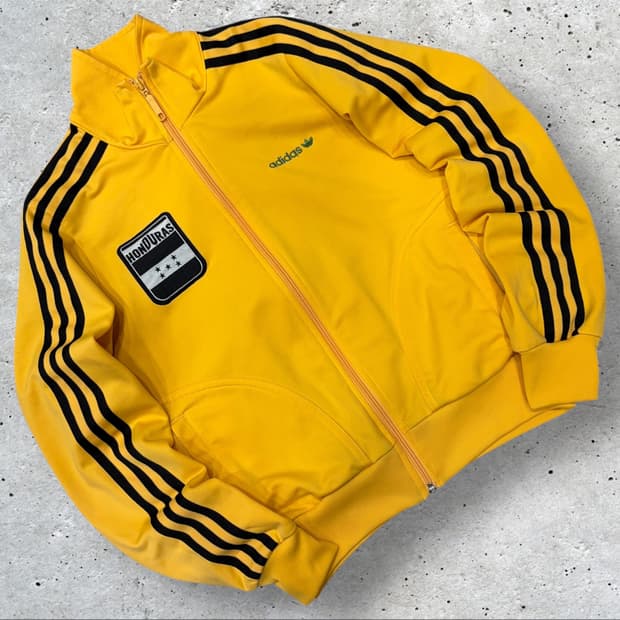 [90] 04s 아디다스 온두라스 옐로우 트랙탑 져지 C342