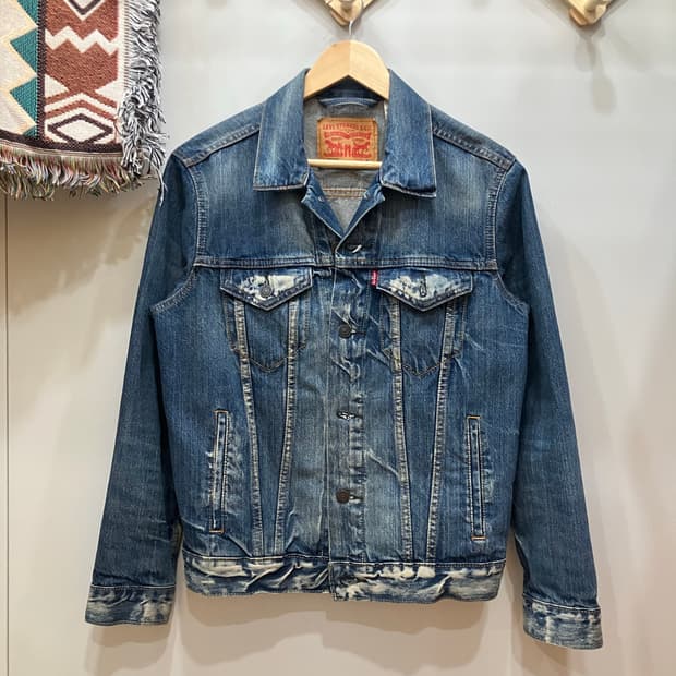 LEVIS 리바이스 워싱데님 트러커자켓