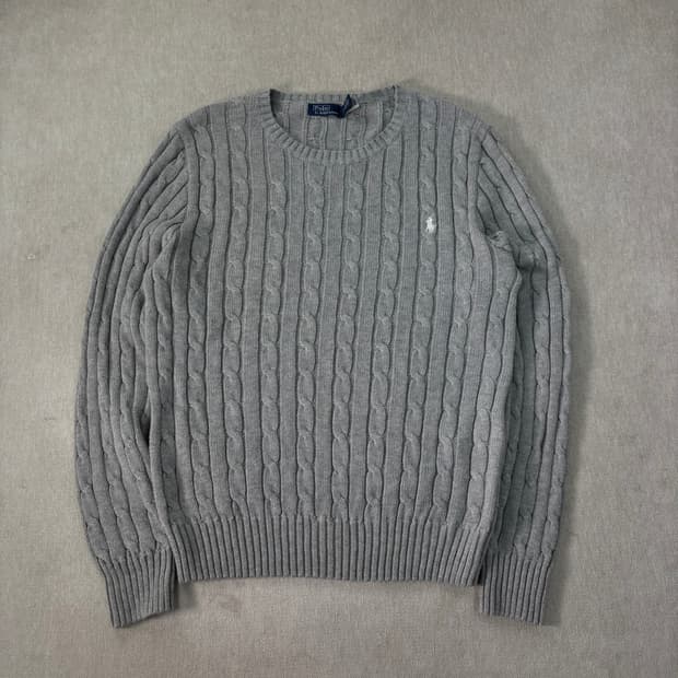 100 폴로랄프로렌 신형라벨 꽈배기 니트