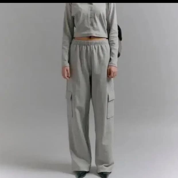 소프트서울 스티치 카고 팬츠 트레이닝 팬츠