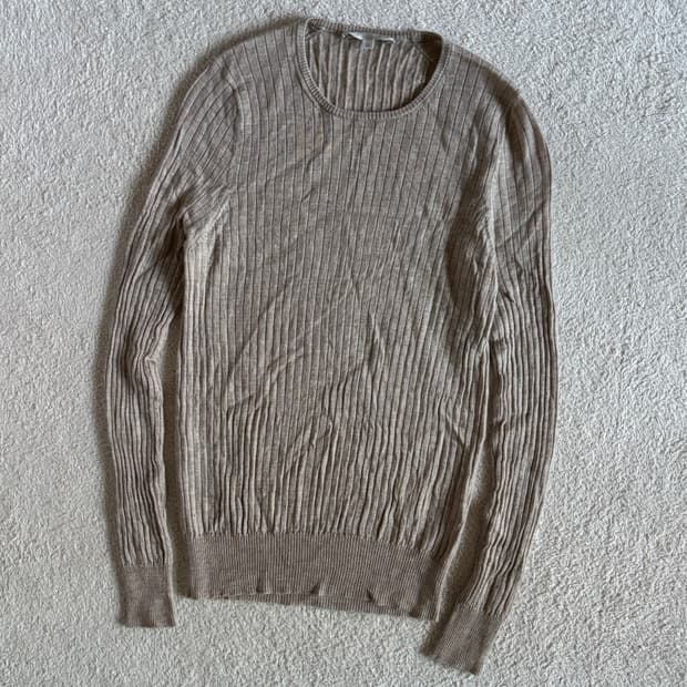 일본빈티지 작사 딱붙 이너 니트 탑