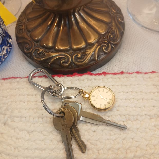 빈티지 시티즌 쿼츠 회중시계 키링