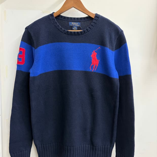 N201. 폴로 빅포니 니트
