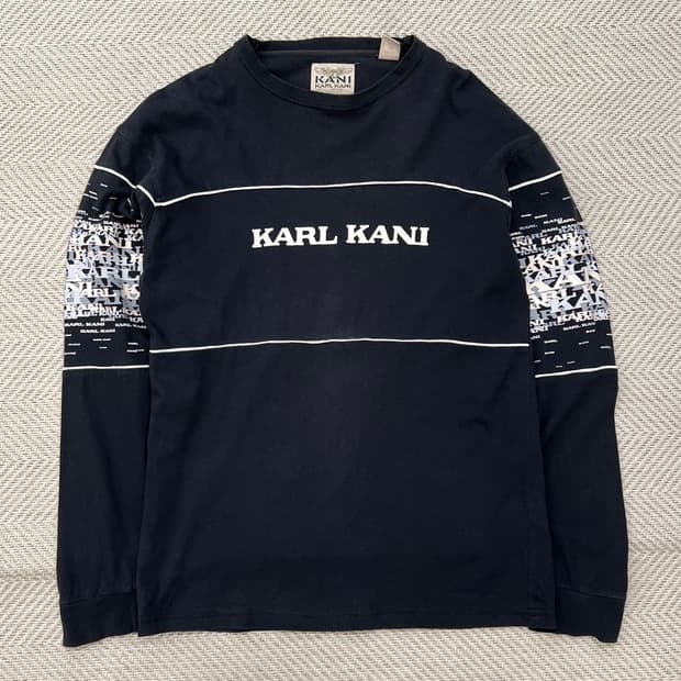 칼카니 로고 프린팅 롱슬리브 r2825