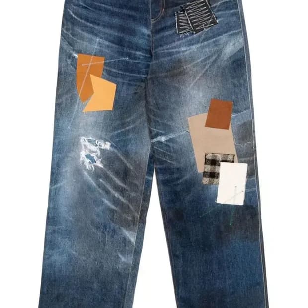 앤더슨벨 트롱프뢰유 패치워크 데님 28