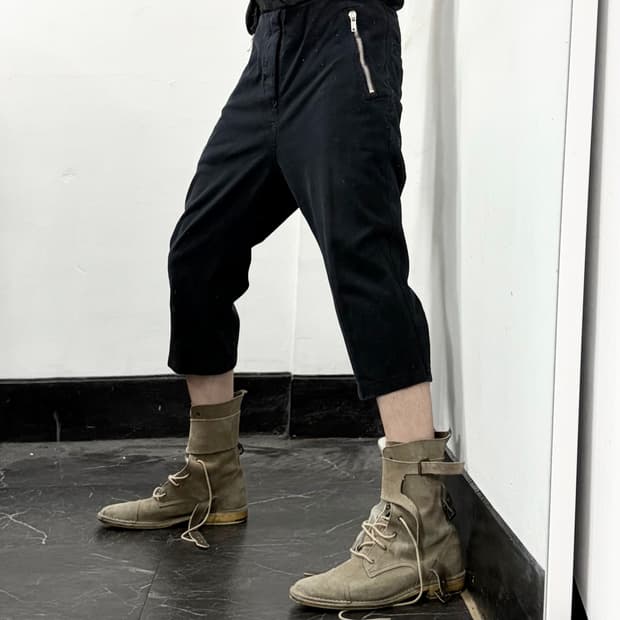릭오웬스 20FW 드로스트링 크롭 팬츠