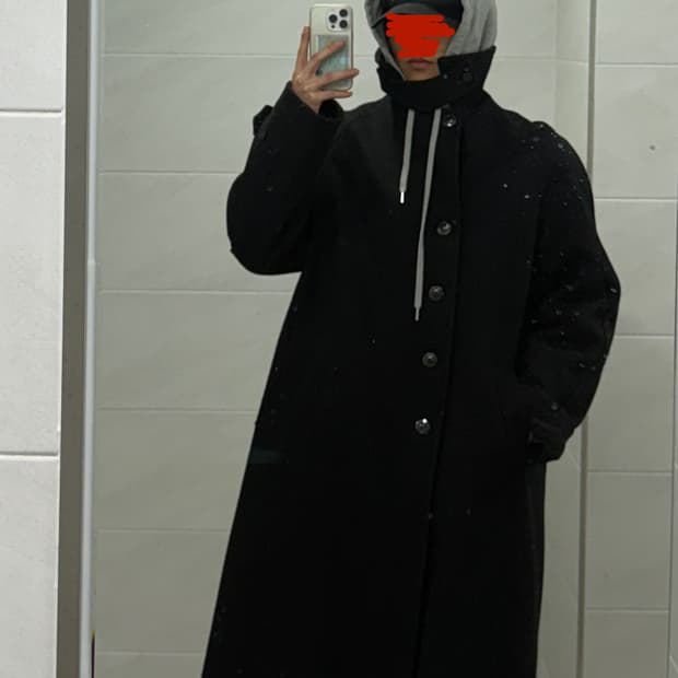 르마드 하프 더블 롱코트 2사이즈