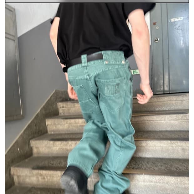 MPa CALF POCKET PANTS (EMERALD)