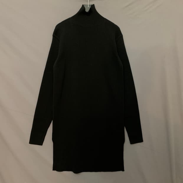 XS 릭오웬스 15FW SPHINX 니트 터틀넥 목티 롱 원피스
