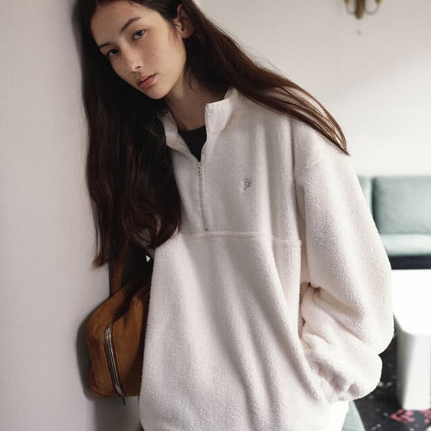 포유온 Loi Fleece Half Zipup Pullover