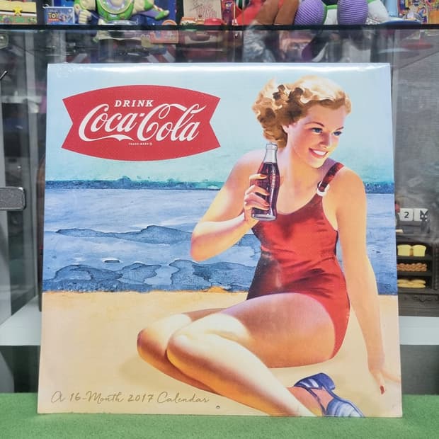 코카콜라 레트로 핀업걸 달력