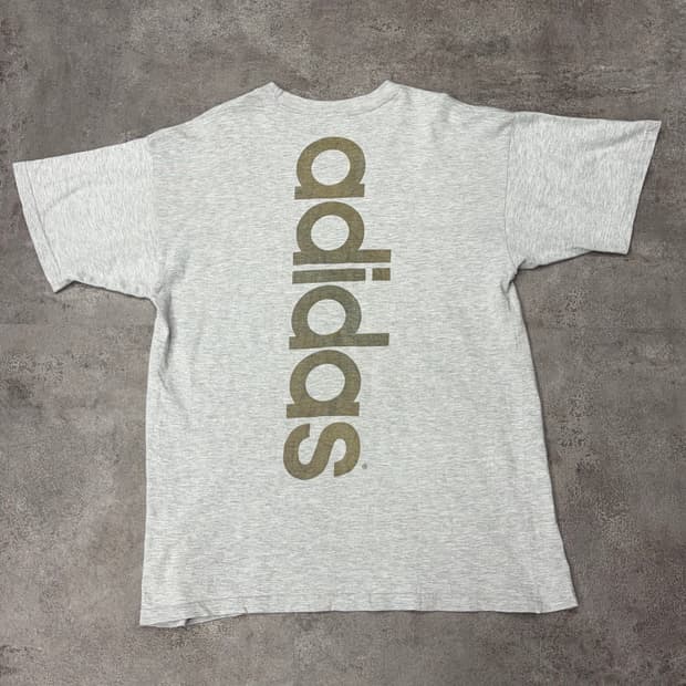 90s 아디다스 adidas 트레포일 로고 스펠아웃 반팔 티셔츠