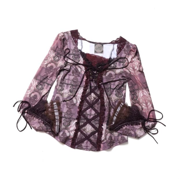 오즈 온 Ozz On Corset Frill Long Sleeve   