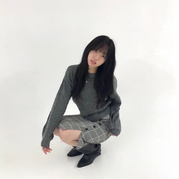 [코디세트] Grey Knit Set