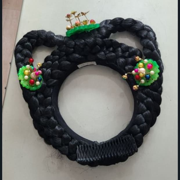 한국무용 사극 촬영소품 가채