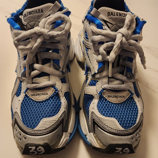 [39]발렌시아가 러너 스니커즈 블루 화이트