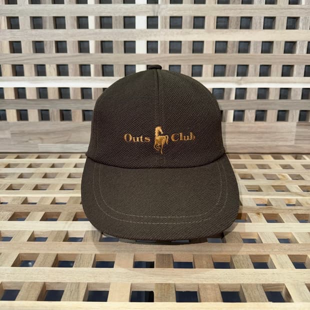90s 빈티지 아웃츠 클럽 브라운 캡