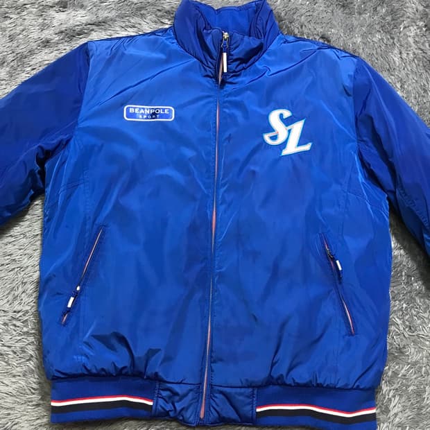 [[2XL] 빈폴 삼성 라이온스 신슐레이트 동계 야구 점퍼#463