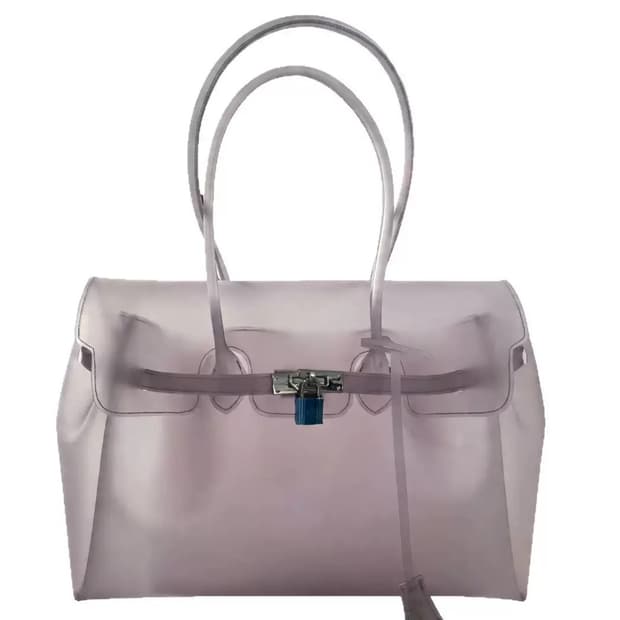 Kiikii 키키 젤리 버킨백 연보라🌂