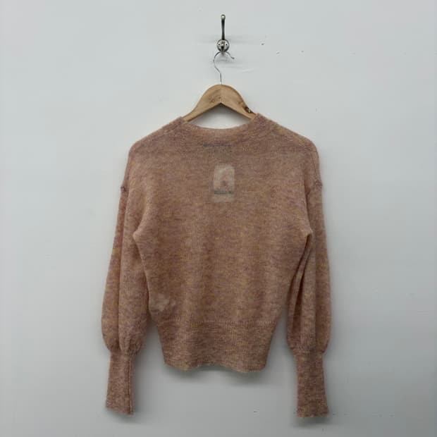 질스튜어트 핑크 퍼프 니트 스웨터 여L