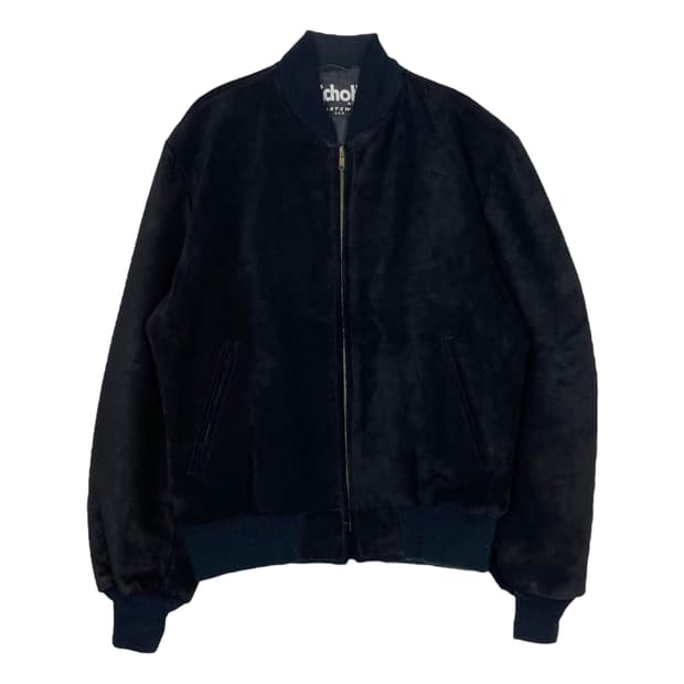 쇼트 schott 스웨이드 블루종 자켓